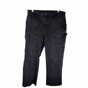 Duluth Jeans Women's 16 Double Flex Denim Slim Leg Double Knee Carpenter Style